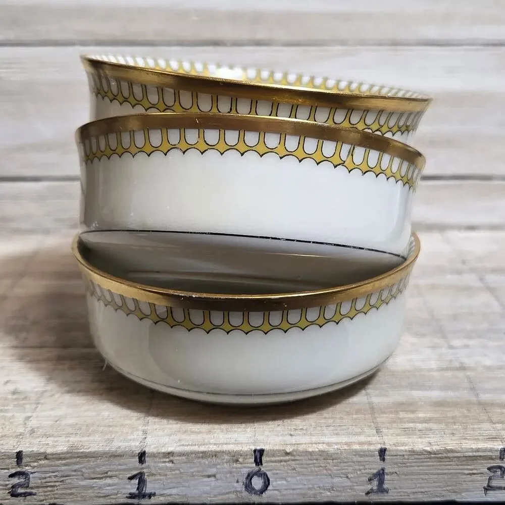 Antique Haviland Limoges Schleiger 278 Finger Bowls Underplates Set of 3/6 pcs